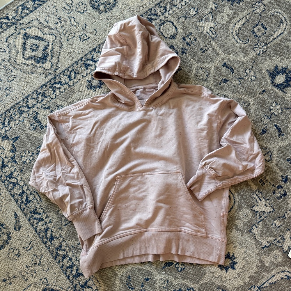 Lululemon Pink speckled hoodie size S